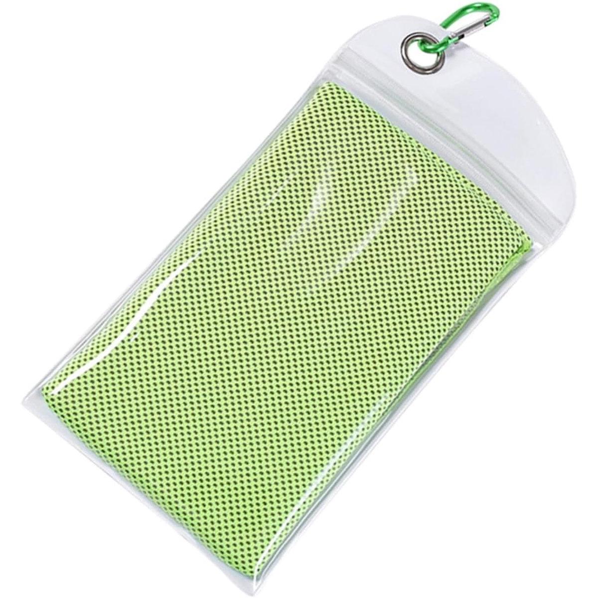 Toallas refrescantes - Paquete de 4 toallas para golf, deportes y yoga - Toallas refrescantes para exteriores - Toallas refrescantes de verano - Herramienta de enfriamiento - Mantiene el cuello fresco - Microfibra suave y transpirable - 30 x 100 cm