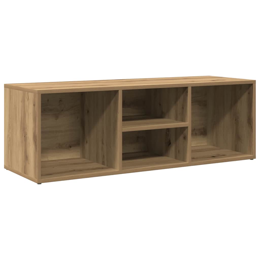 vidaXL Banco zapatero madera ingeniería roble artisan 105x35x35 cm