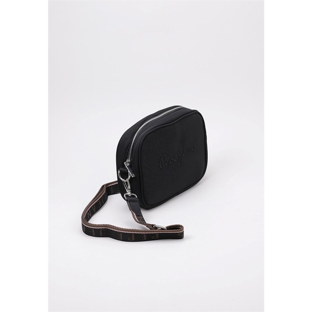 Pepe Jeans CÁMARA LOGO BORDADO Bolsos mujer Negro