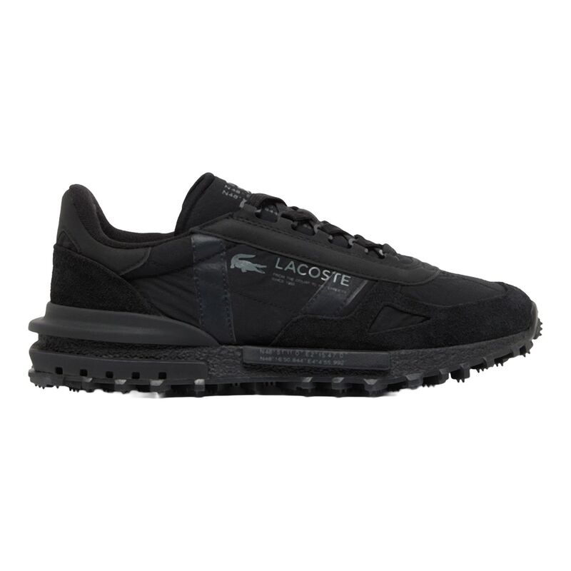 Zapatillas Negras Lacoste Elite Active Black con Detalles de Estilo Retro