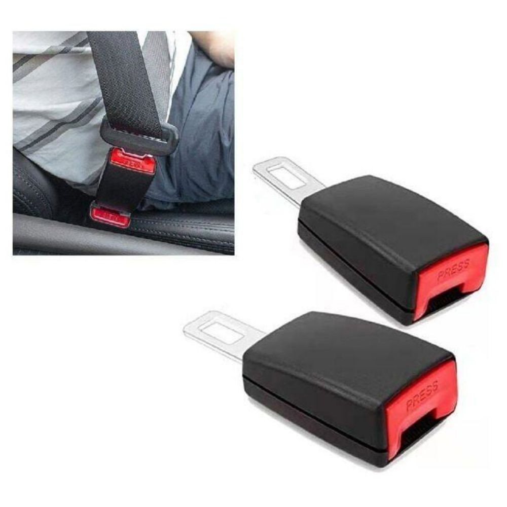 Om Home Hebilla de cinturón de seguridad de 2 piezas, extensor de cinturón de seguridad, correas de sujeción universales, extensor de cinturón de seguridad
