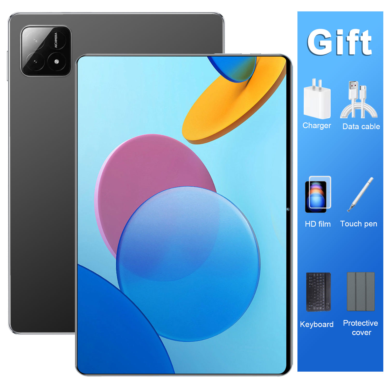 5G New 10.36 inch tablet Android 13.0 Pad 16GB 1TB 16MP+32MP 14 core 4K HD 5G WIFI Bluetooth WPS 20000mAh tablets