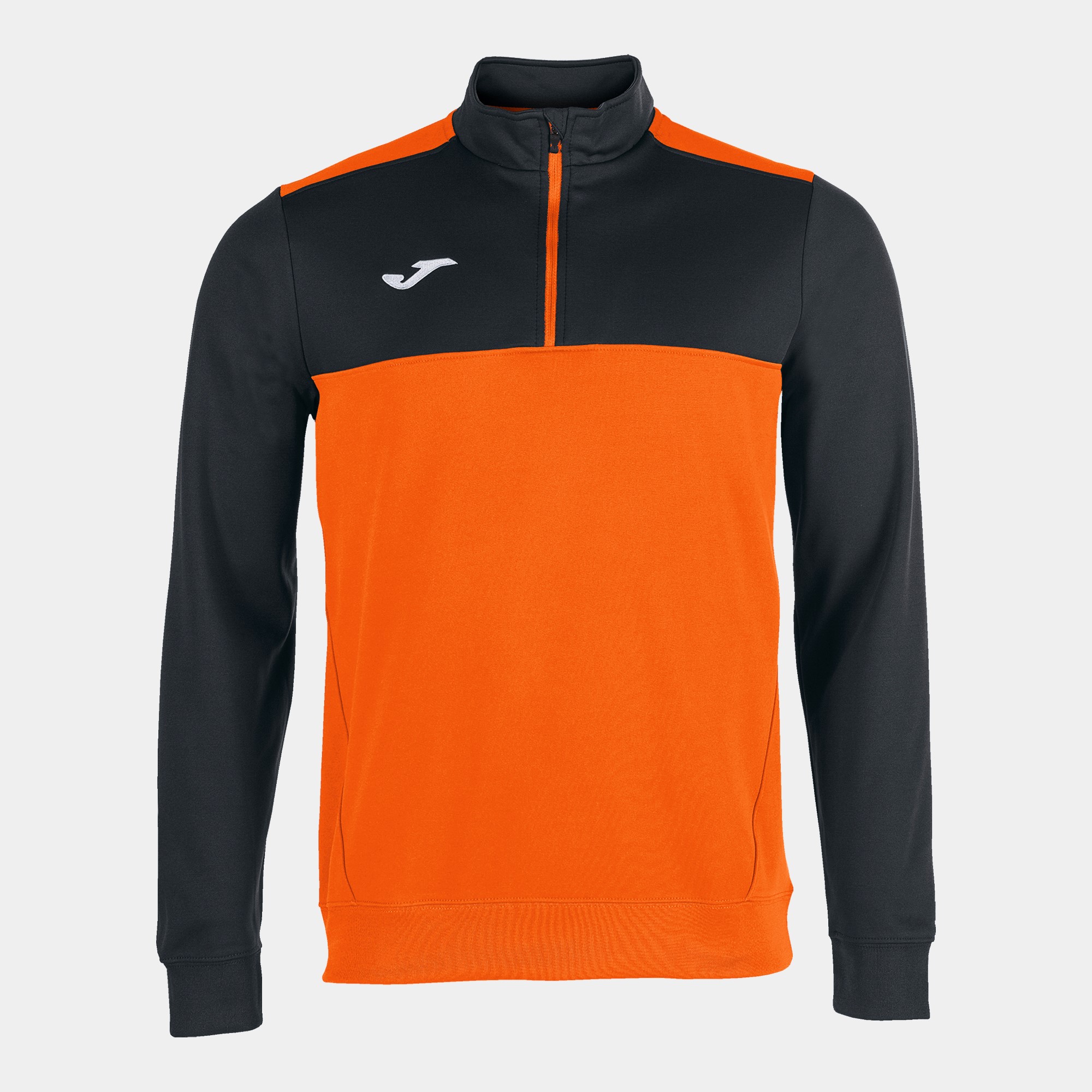 JOMA SUDADERA 1/2 CREMALLERA WINNER NARANJA NEGRO Talla 6XS Niño Junior