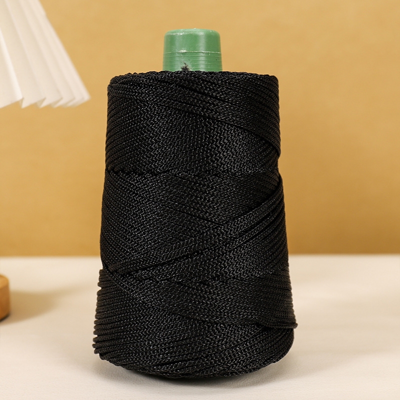 TK Hilo De Punto De 3mm Para Verano Ligero Y Sólido Para Tejer Sombreros Y Cojines Tejido a Mano Y Máquina Material Poliéster