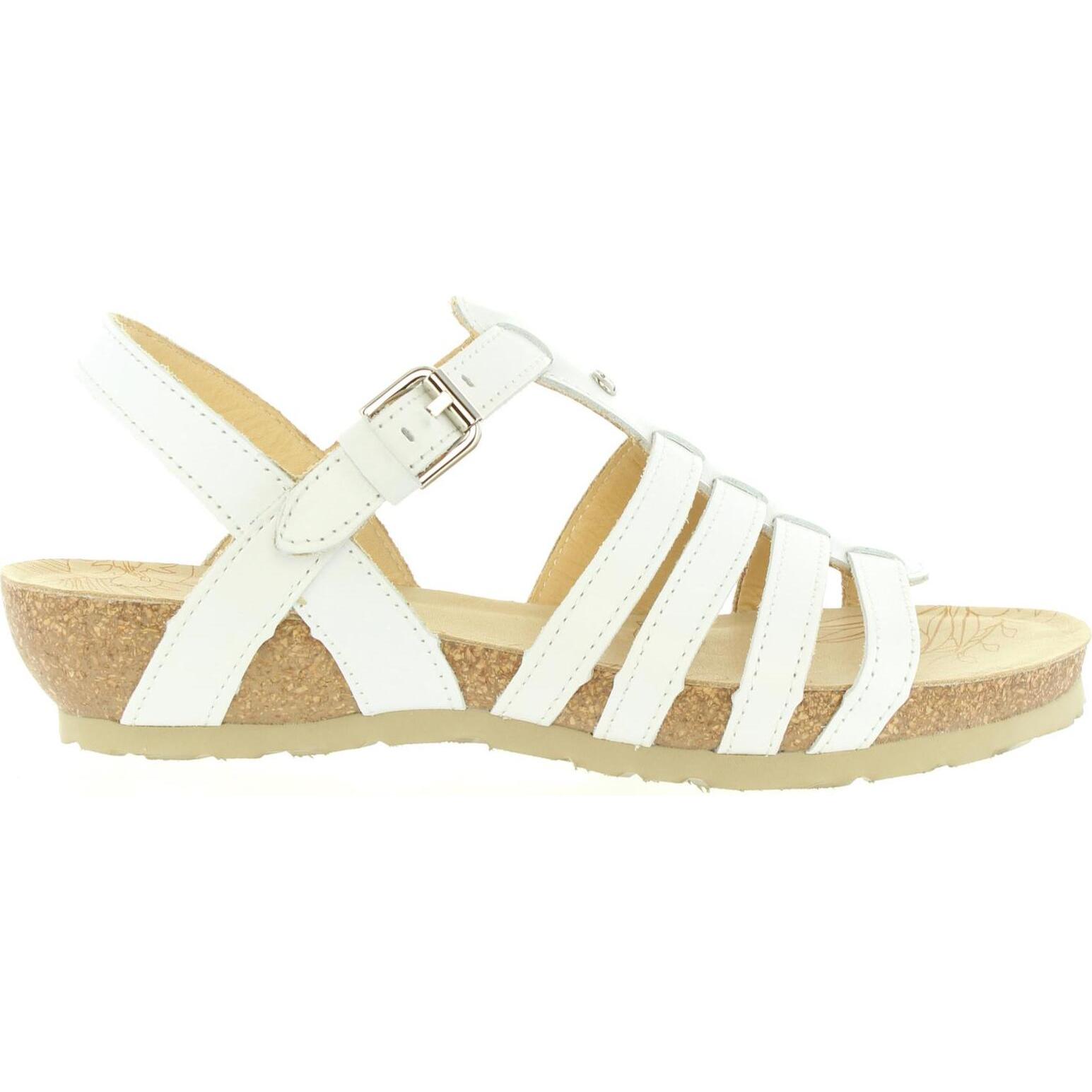 Panama jack duna basics b4 napa white women's sandals