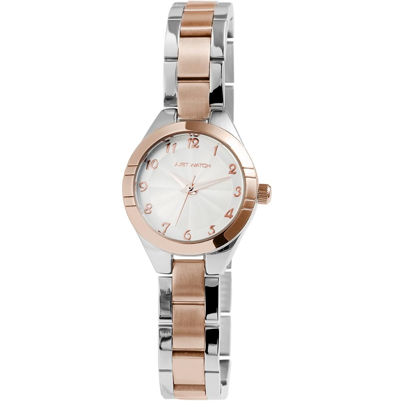 Reloj Just® Mujer Bicolor com Bracelete em Aço Inoxidável - 0187