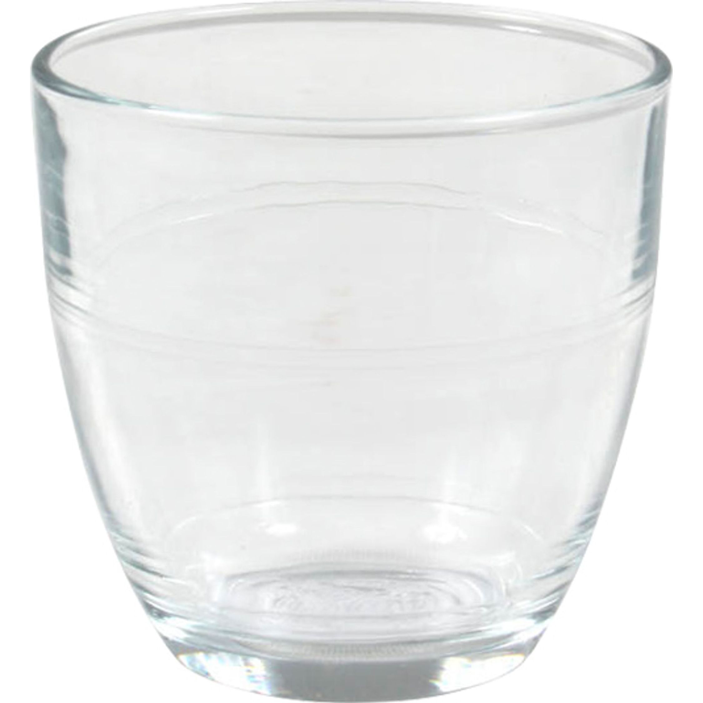 Duralex - Set de 4 Vasos de Vidrio Transparente Gigogne 160cc - Set de Vasos para Bebidas Frías y Calientes, Aptos para Lavavajillas | Amystyle