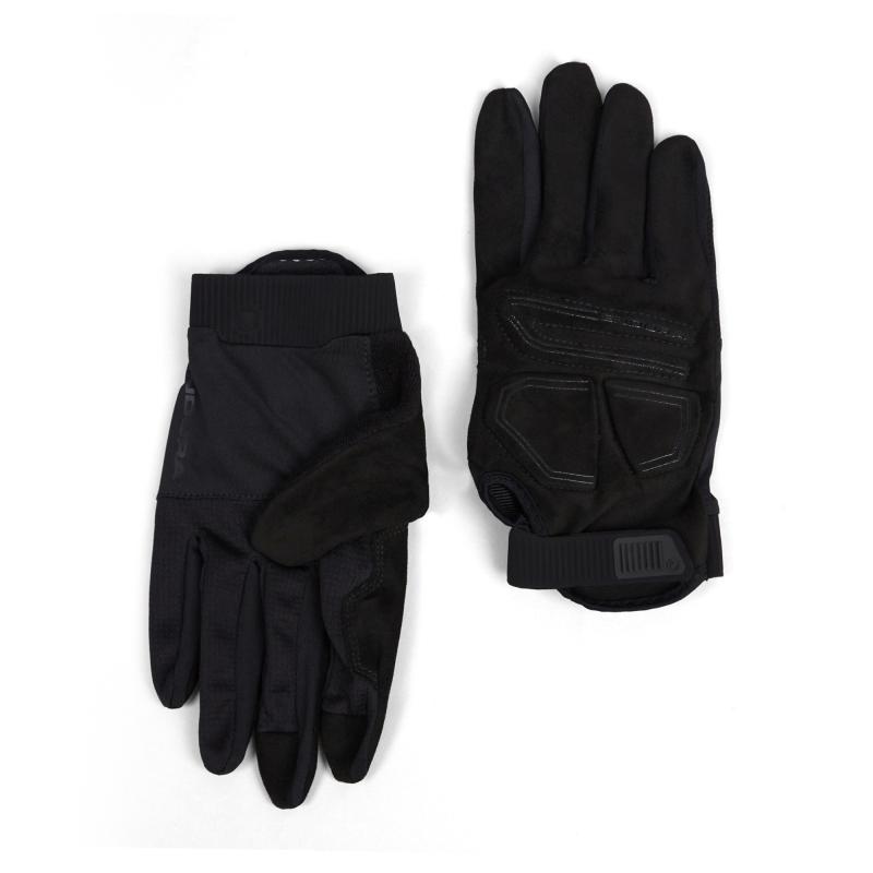 ENDURA | Guantes Largos LOOP FINGER Negro - Dorso de tela doble para mayor ajuste y transpirabilidad. Acolchado de gel para la palma de Palmistry™ evolution Impresión de palma de silicona para mejor