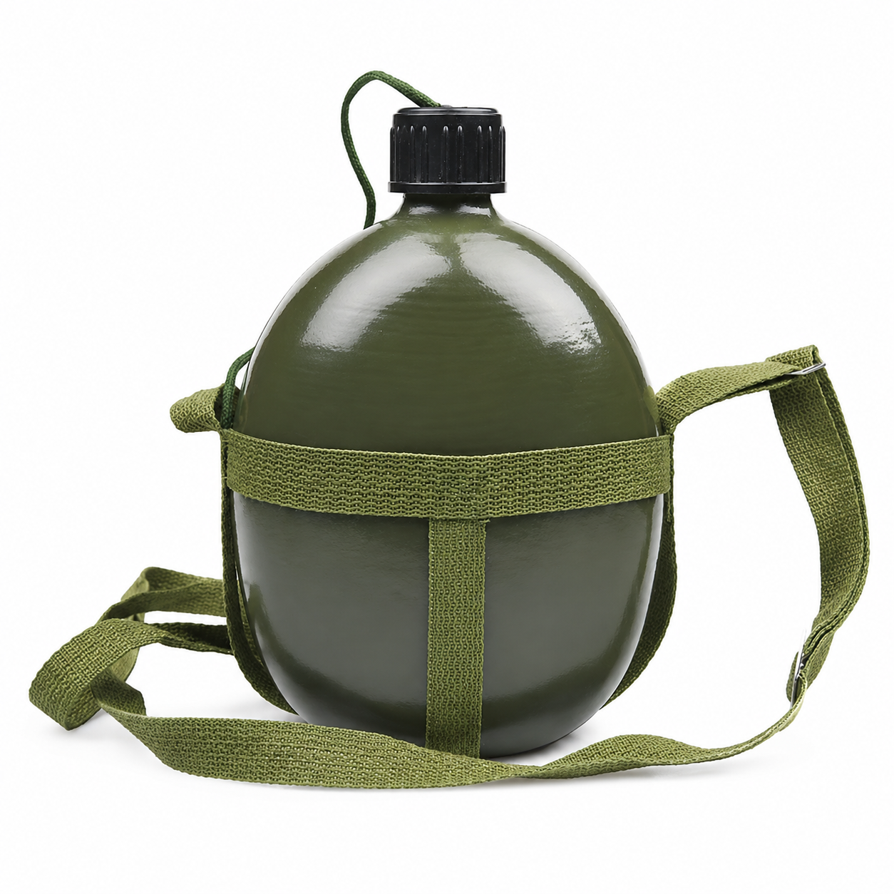 Cantimplora Estilo Camuflaje de 1L/1.5L/2L con Correa Ajustable, Botella de Agua de Gran Capacidad, Ligera y Resistente, Ideal para Camping, Senderismo, Caza, Pesca y Supervivencia