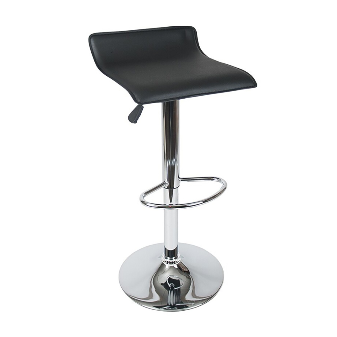 Taburete Acolchado con Altura Ajustable y Soporte Estable para Cocina o Barra.