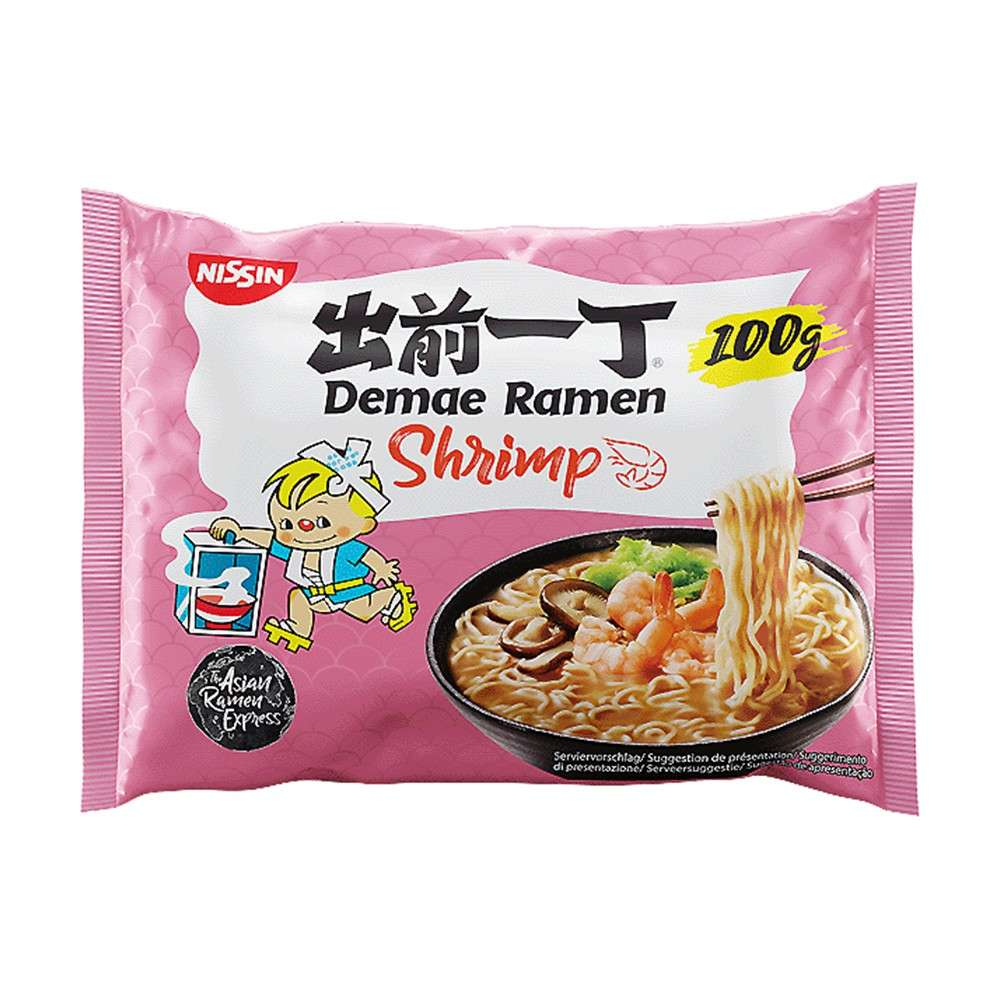 Nissin Ramen Instantáneo Japonés 100 g x 5 – Pack de 5 Fideos Asiáticos Cup Noodles | 12 Sabores Disponibles | Ramen Asiático Fácil de Preparar
