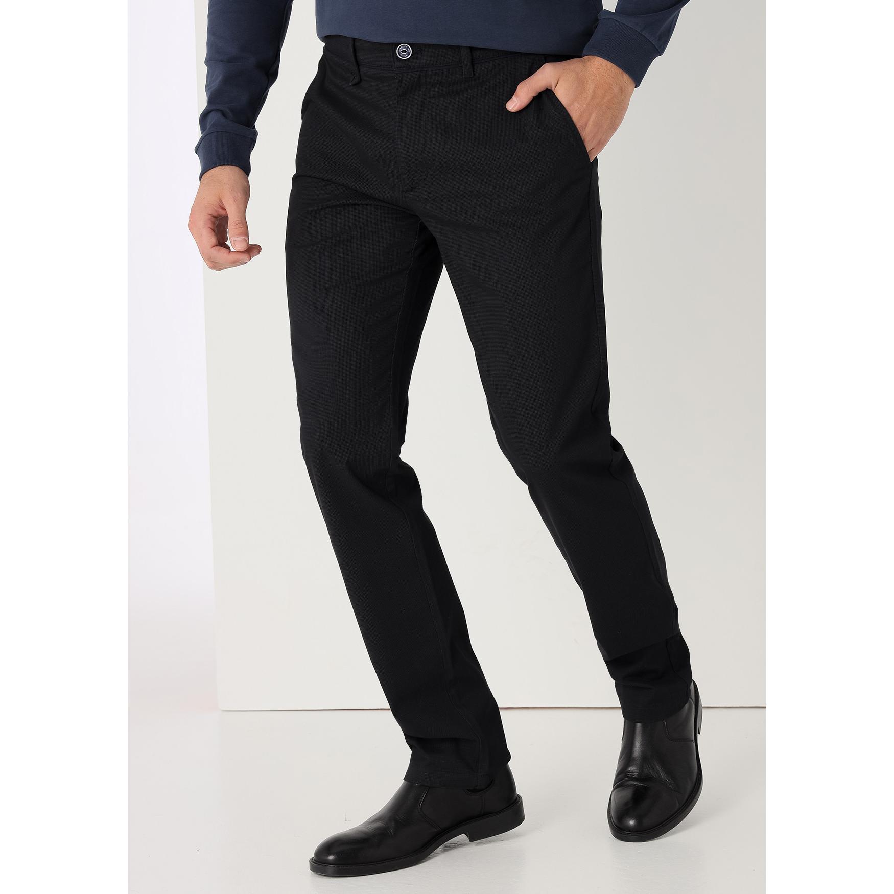 BENDORFF - Pantalon chino estampado pata de gallo - Regular fit - Tiro Medio  - Tallaje en Pulgadas- Tallaje en Pulgadas