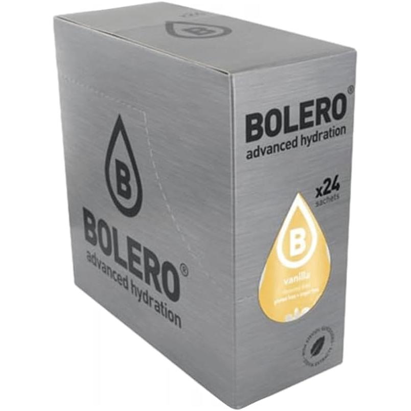 Bolero Classic Sabor Vainilla, pack de 24 sobres de 9g. Bebida en polvo sin azúcar para un refresco bajo en calorías con el delicado sabor a vainilla, con Vitamina C y Stevia.