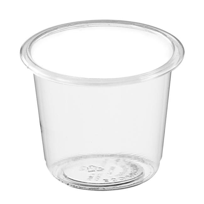 MONOUSO | Tarrina PLA Transparente para Salsas 30ml Ø4,5cm (5.000 Uds)