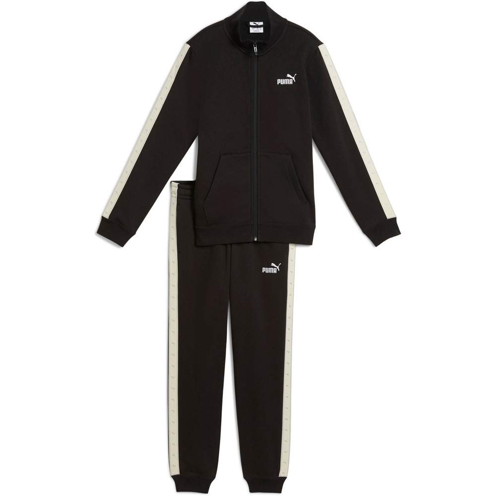 CHÁNDALS NIÑO Puma ESS TAPE FULL-ZIP SW NEGRO