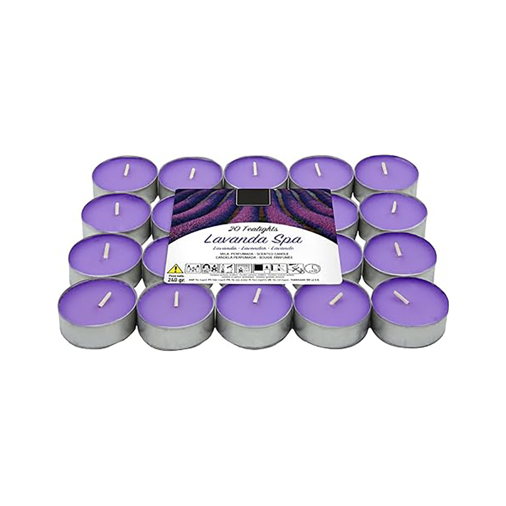 Velas Decorativas Aromáticas, Velas de Té Perfumadas, Paquete de 20Uds, 60Uds,100Uds de  Velas Aromáticas, Ambientador de Tea light, Vela de té con Fragancias, 4,5 horas de Largo, para Iluminación, Decoración, Cena Intima, Momentos Románticos, Fiesta