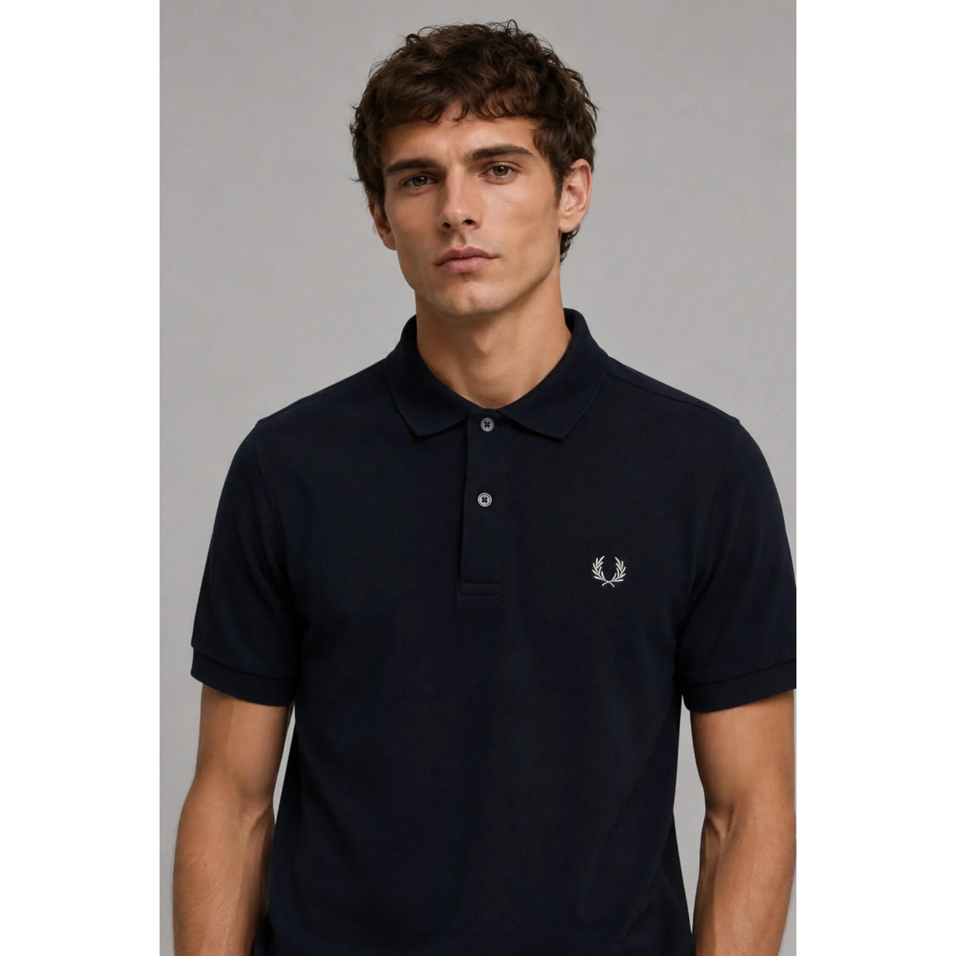 Fred Perry Polo Hombre M6000 Azul T73