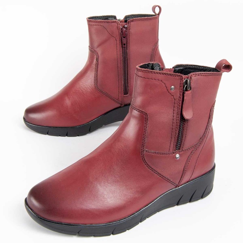 Botín Casual De Piel Para Mujer. Purapiel Botilina3 99470