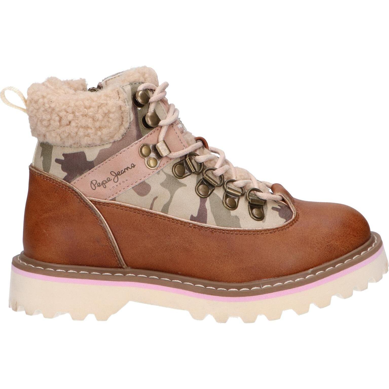 Women's and girls boots pepe jeans pgs50188 859 tabacco