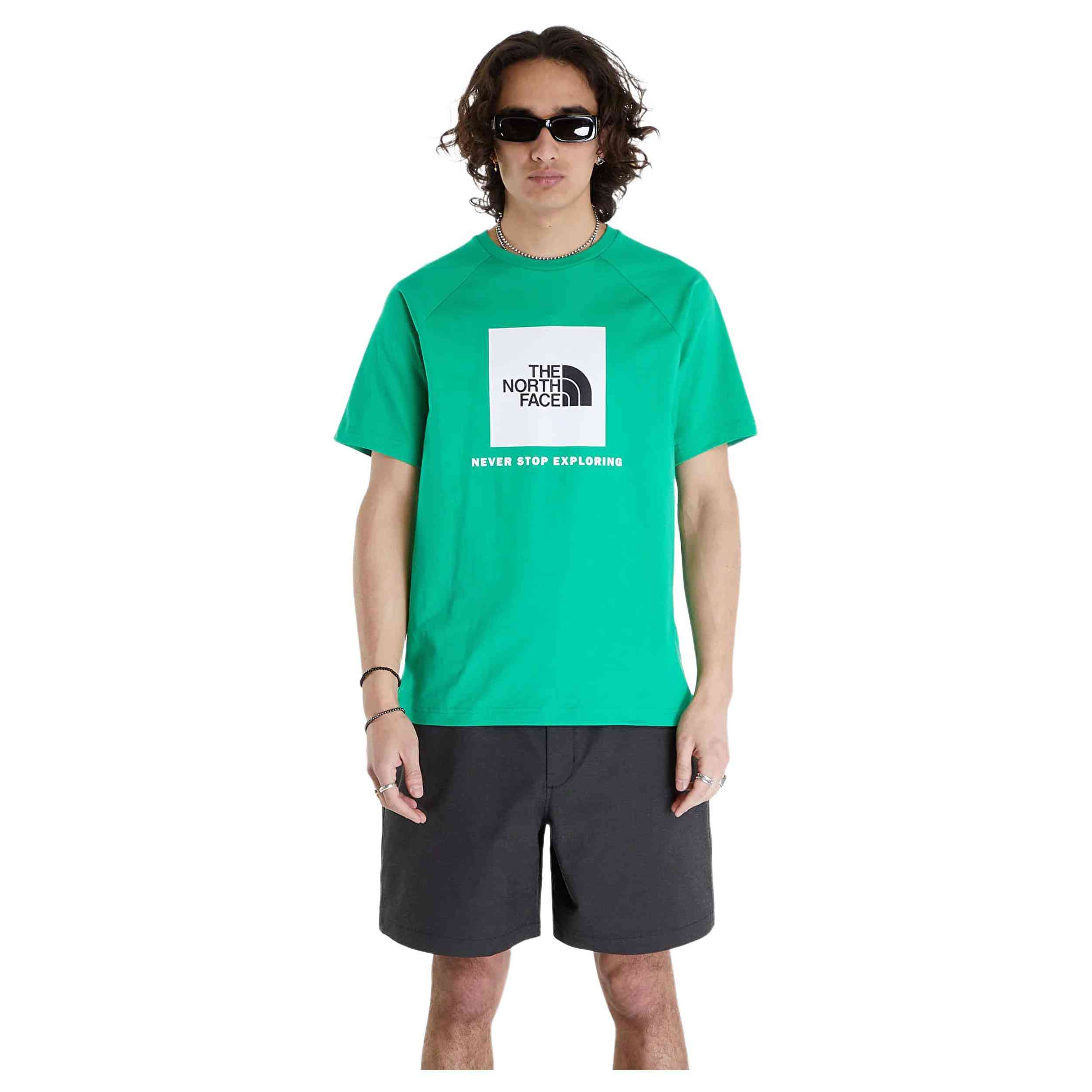 Camisetas De Manga Corta The North Face modelo NF0A87NJPO81 para HOMBRE en color Verde