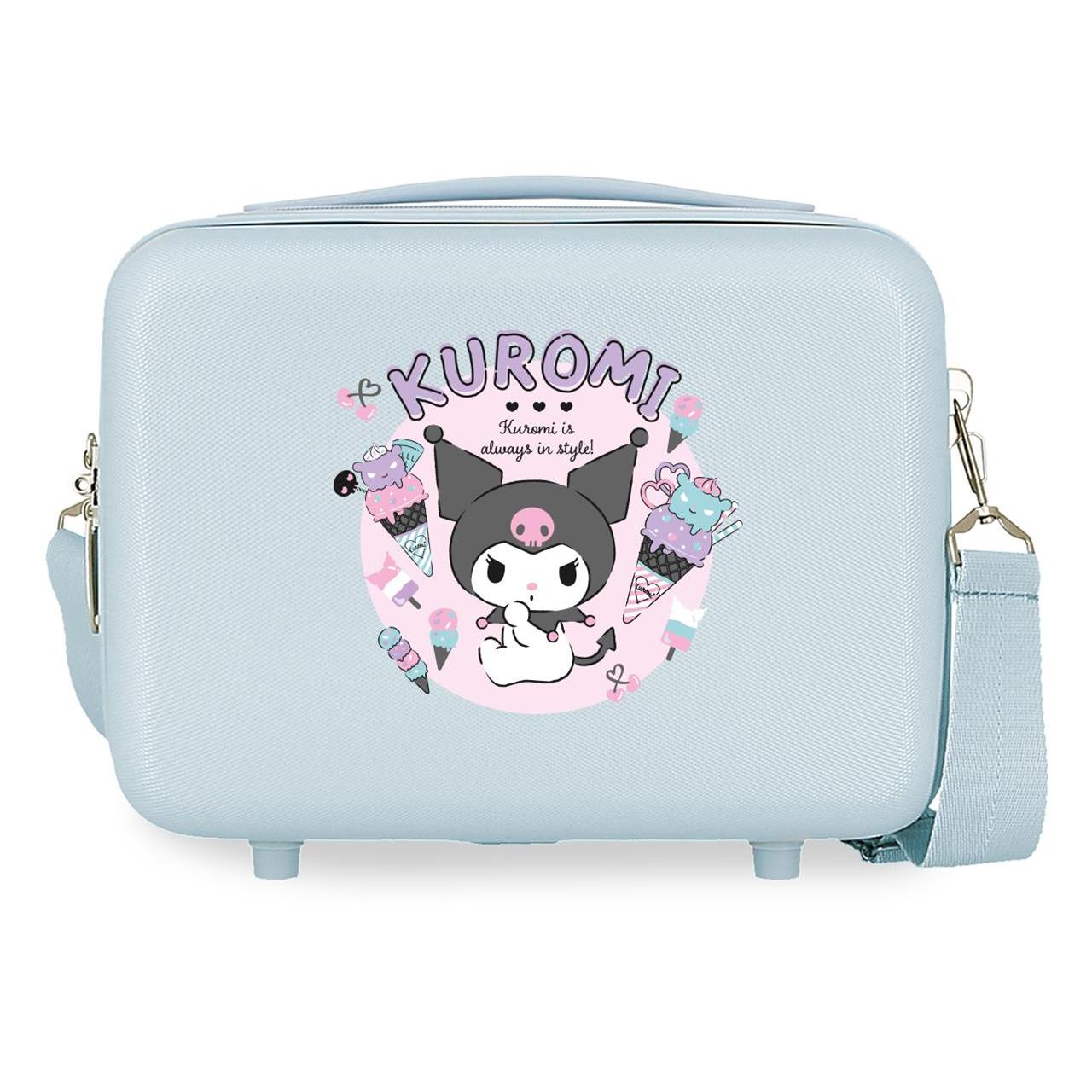 Neceser ABS Sanrio Kuromi Con capacidad de 9L