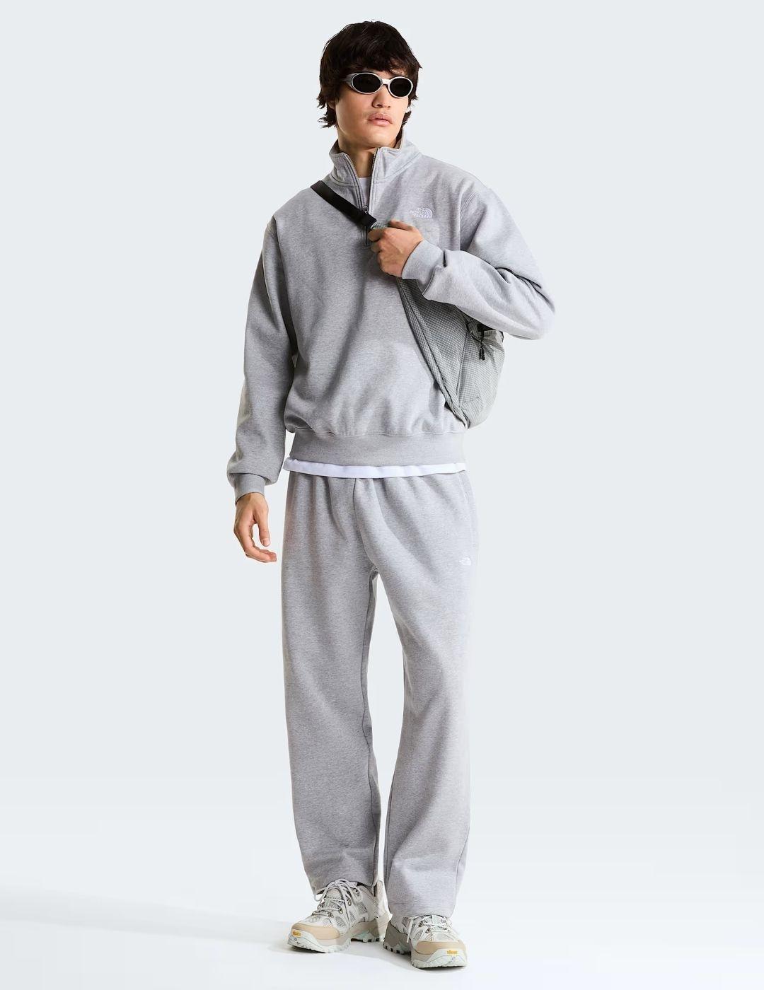 Sudadera The North Face Simple Dome 1/4 Zip Gris Hombre