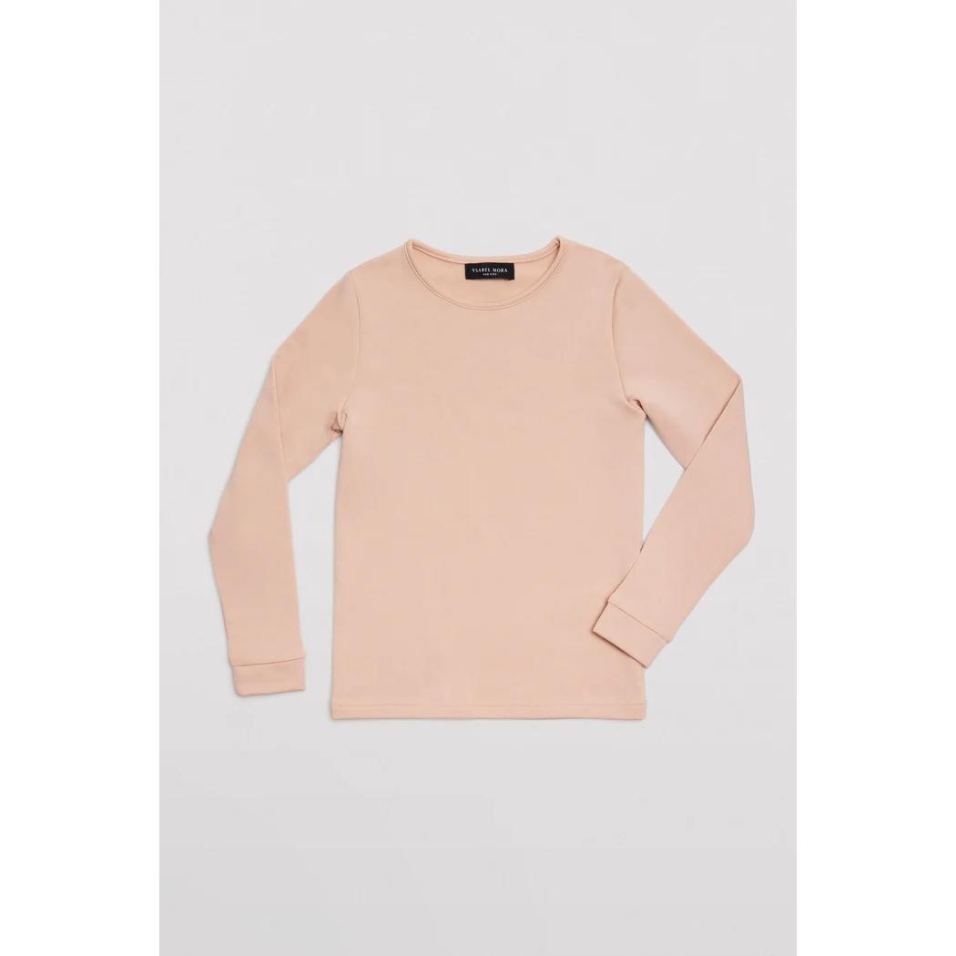 Ysabel Mora Camiseta Térmica de Manga Larga para Niños 70300 Nude- Ideal para el Invierno