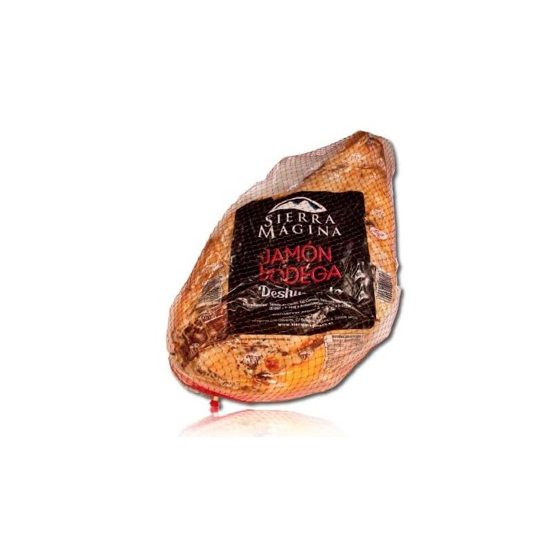 Ibéricos a Domicilio Gourmet - Jamón curado deshuesado Reserva Sierra Mágina 5–5,5 kg, curación mínima 13 meses, envasado al vacío, sabor excepcional y calidad superior