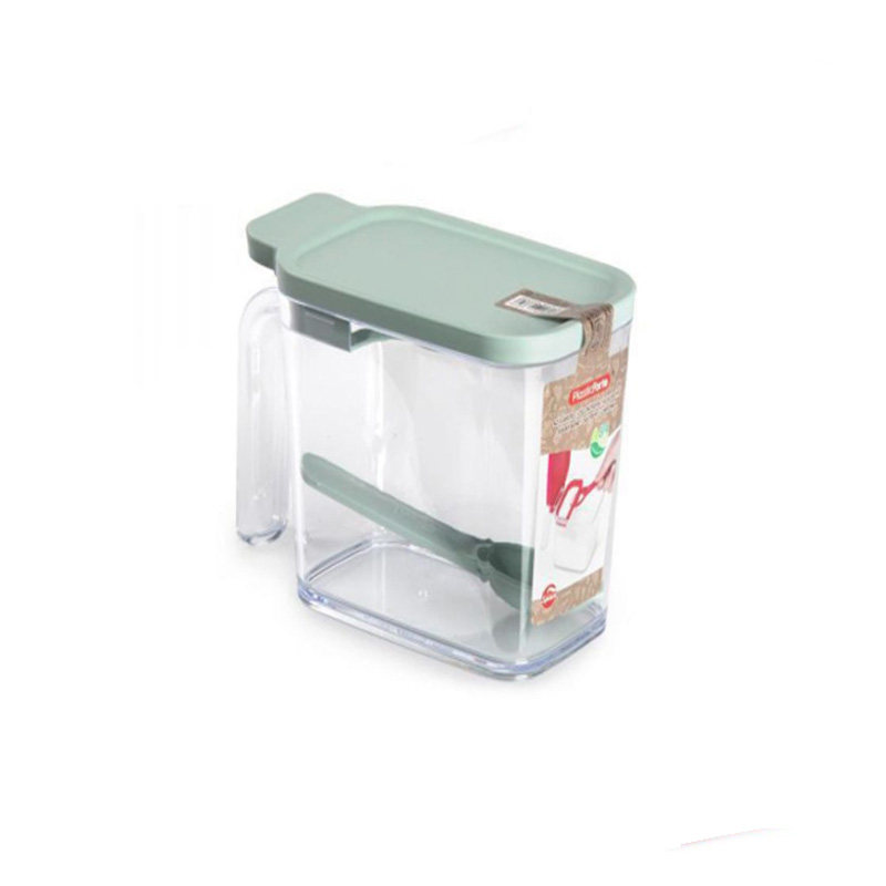 Recipiente para especias con tapa, tarros transparentes para especias, botes de especias, recipiente para especias, recipiente para sal, azucarero para sales de cocina, color aleatorio