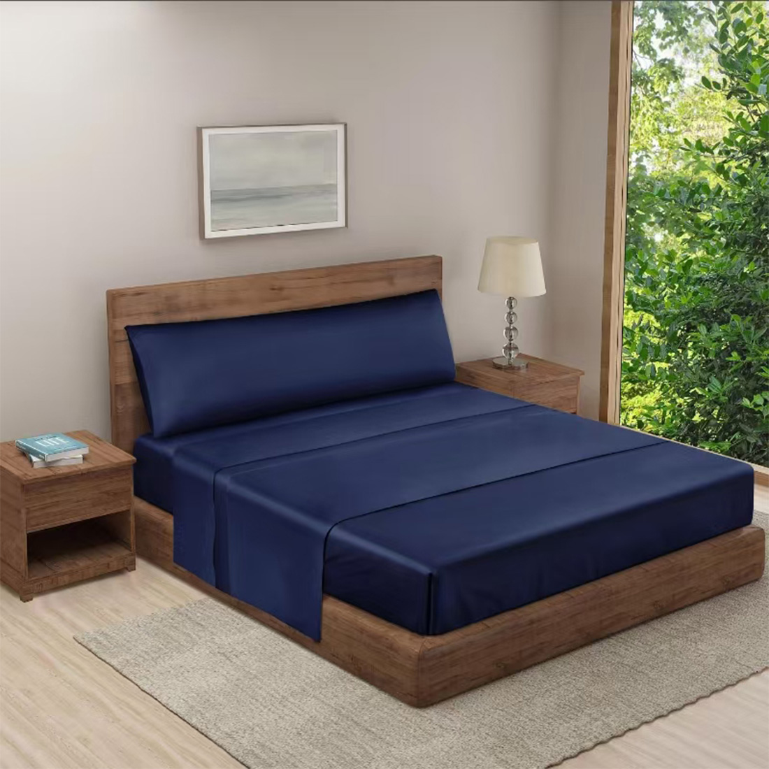 HOMESOL® juego de sábana verano - 85G/poliester 100%/impresion nano no pierde color /extrasuave