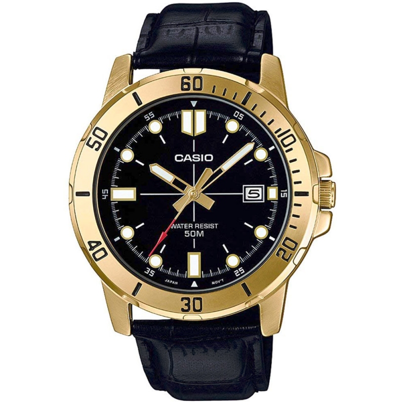 Casio Mtp-vd01gl-1ev Gent´s Reloj Para Para Hombre Color Negro