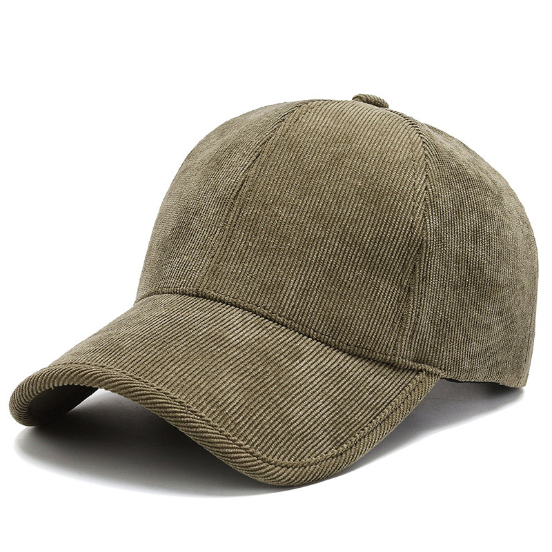 Corduroy Baseball Cap with Style, Hip Hop Trucker Hat for Men and Women