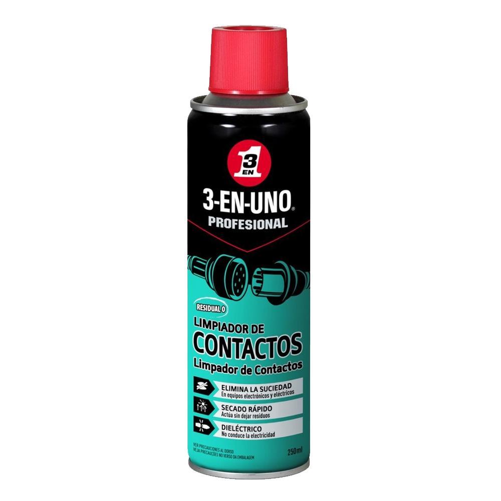 3 En 1 – Limpiador de Contactos Spray 250 ml.