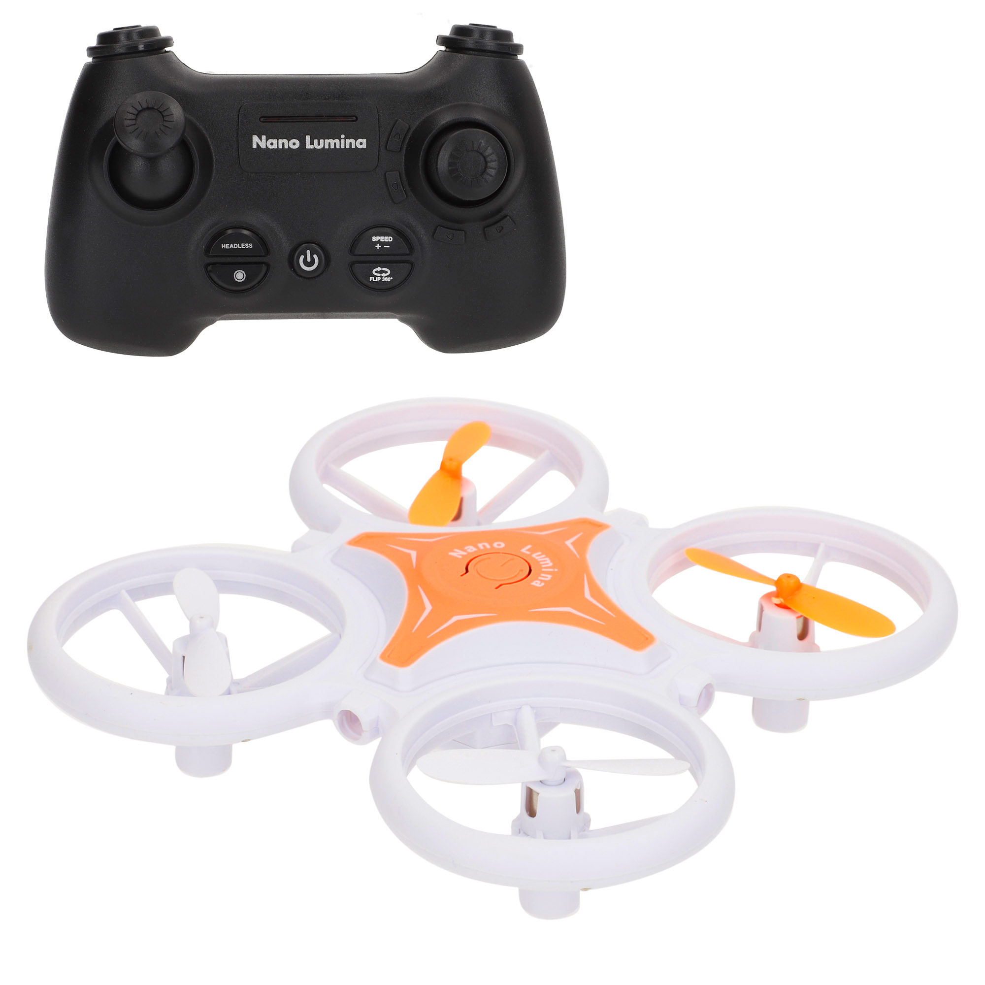 Speed & Go - Dron de juguete teledirigido, luz LED, giro 360º, alcance de 50 metros, tiempo vuelo 7 min, 2.4 GH.z, carga con cable USB, RC, vehículos radiocontrol, juguetes niños 8 años