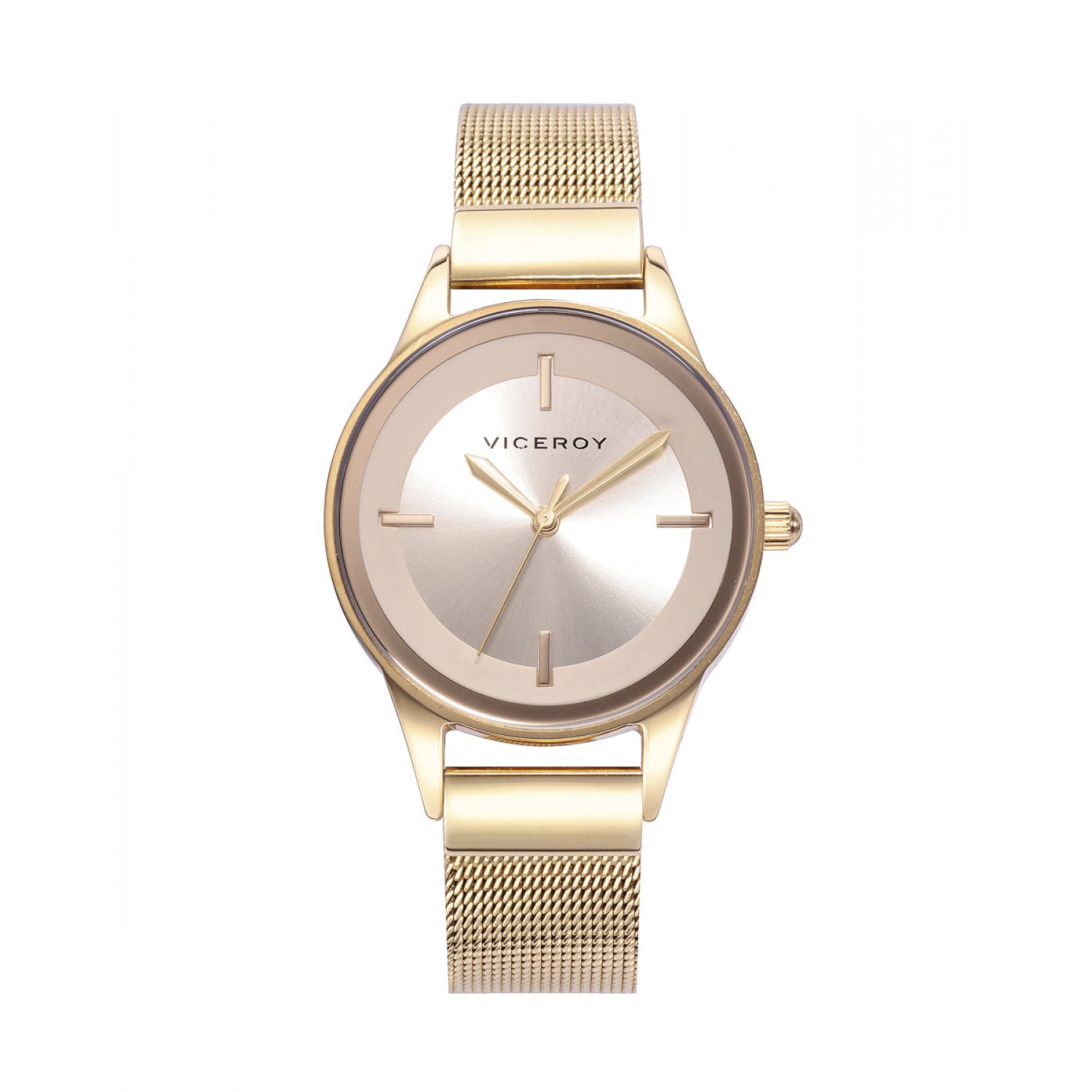 Reloj Viceroy Kiss 401160-67 mujer acero dorado