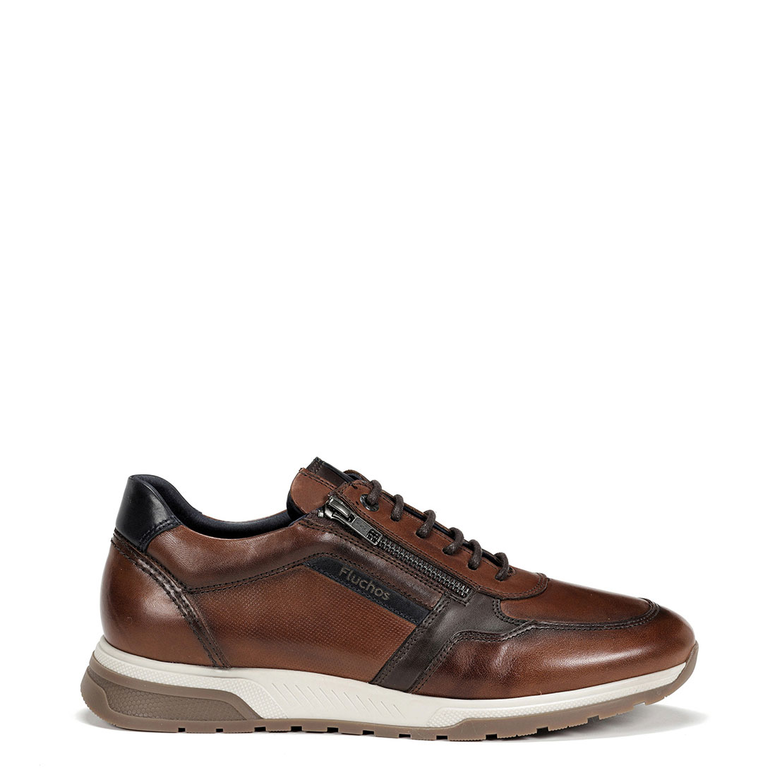 Fluchos Zapatos Marrones F1600-HABANA CAMEL , para Hombre