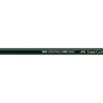 FABER-CASTELL Lot de 6 Crayons 9000, hexagonale, dureté de mine: H