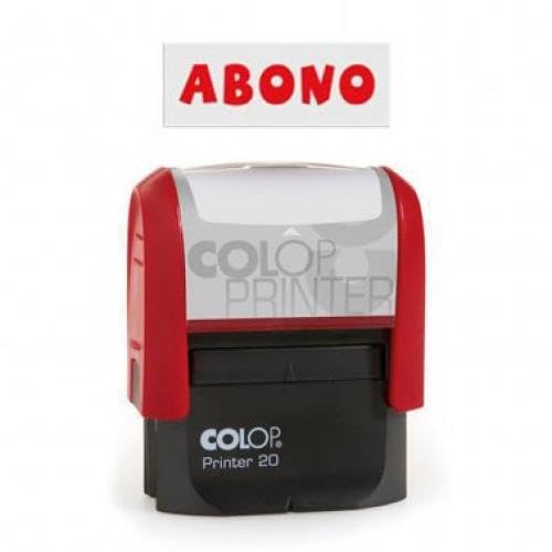 Sellos y Tampones marca COLOP modelo SELLO COMERCIAL COLOP ABONO ROJO