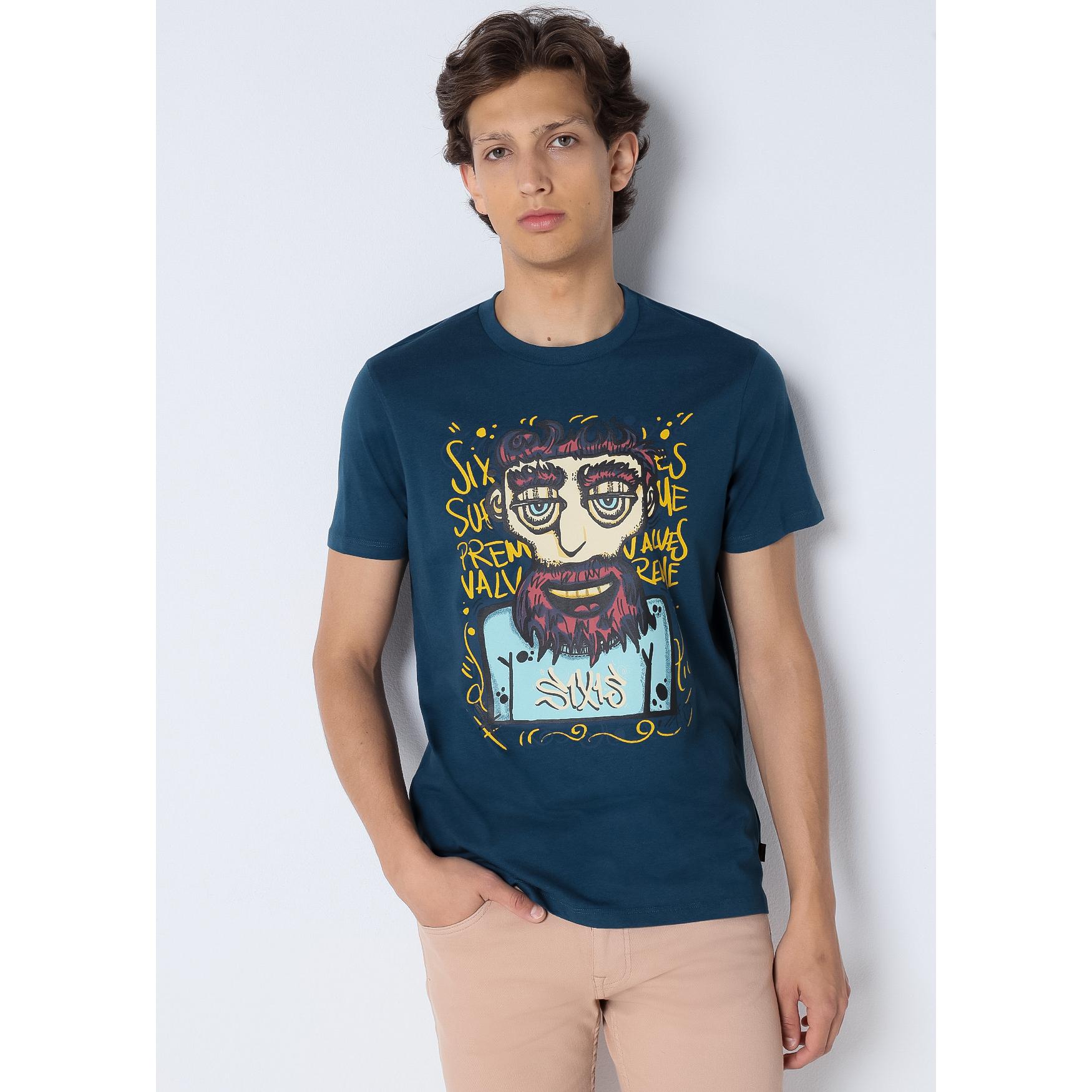 SIX VALVES - Camiseta de manga corta grafica