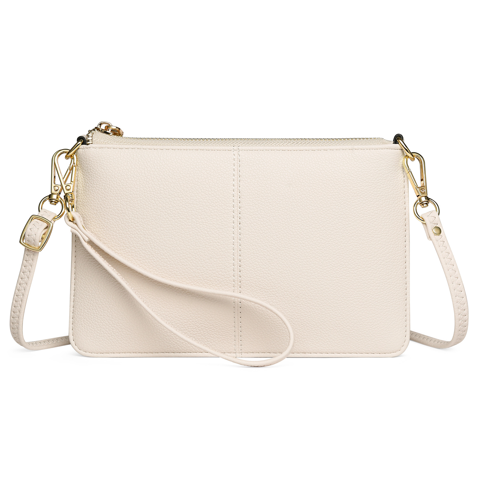 Bolso de Mano con Correa de Piel para Mujer, Pequeño, Bandolera, Bolso de Hombro, Cartera, con Ranuras para Tarjetas RIFD