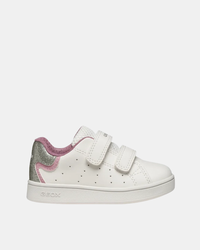 GEOX B365MA 0BCKC Zapatillas Colegiales Infantil Blanco