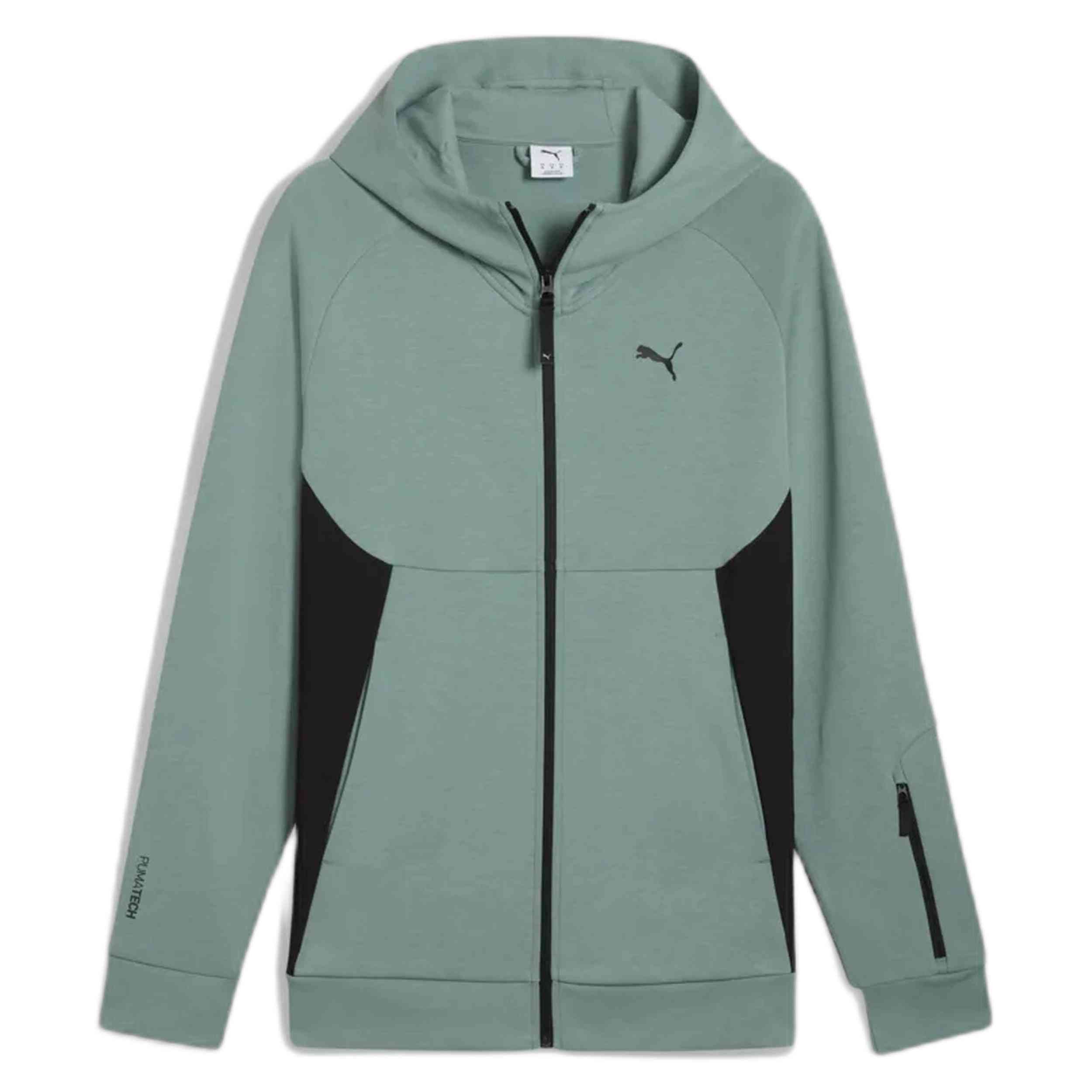 Textil Puma modelo Pumatech Full-Zip Hoodie Dk en color Verde