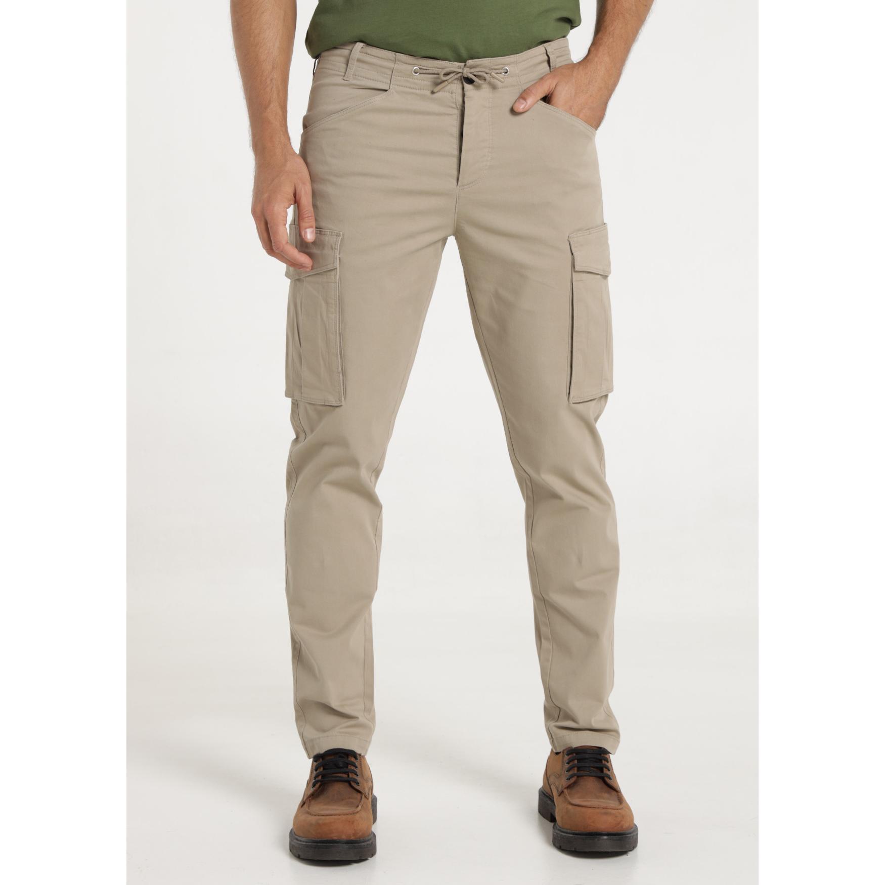 Victorio & Lucchino - Pantalon cargo con bolsillos frances - Slim fit - Tiro medio - Tallaje en Pulgadas- Tallaje en Pulgadas