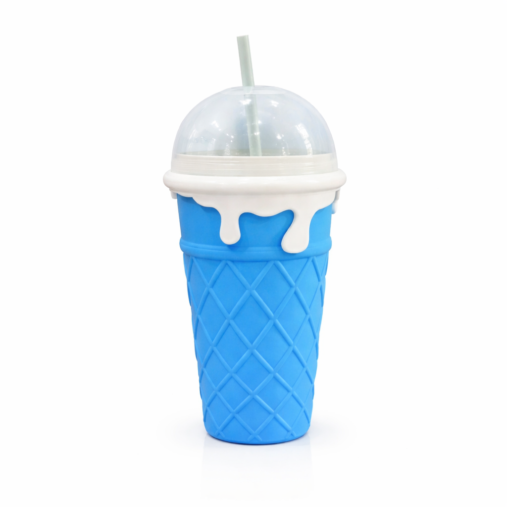 Vaso Mágico para Granizados, Slushy Maker Cup de Silicona Reutilizable, Convierte Refrescos y Zumos en Granizado en Minutos, Fácil de Usar, Ideal para Niños y Verano
