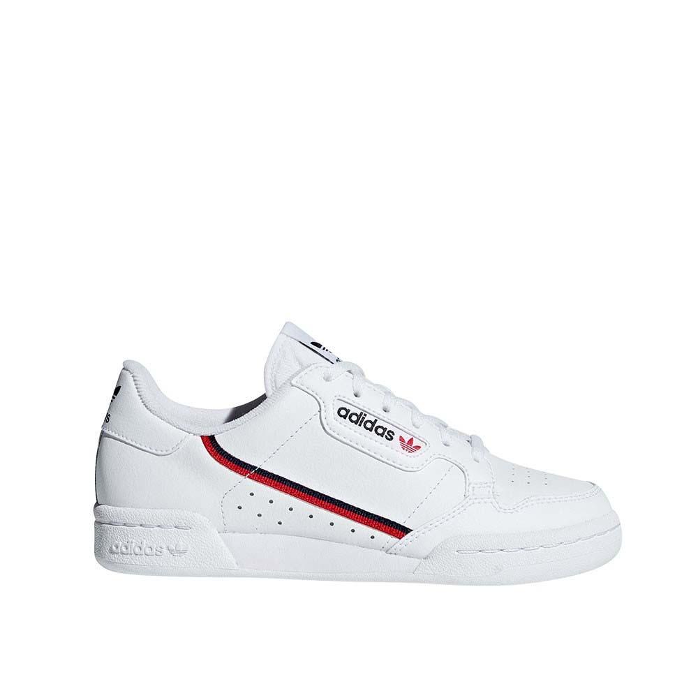 Zapatilla Junior.Adidas Continental 80 Blanco