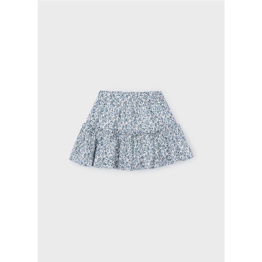 Mayoral - Falda Dobby estampada para mujer, estilo midi elegante y versátil, ideal para ocasiones informales y eventos sociales
