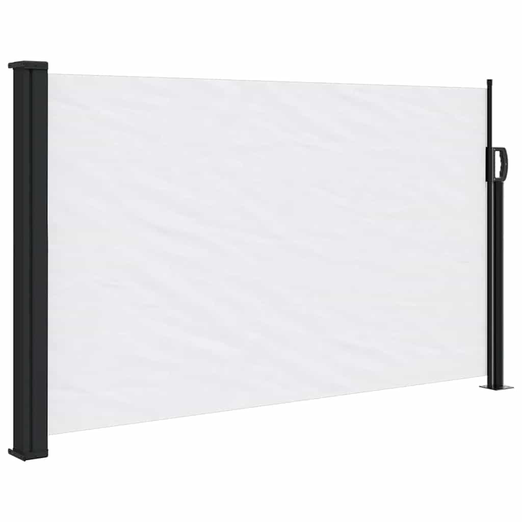 vidaXL Toldo lateral retráctil blanco 117x300 cm