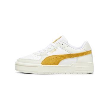PUMA ZAPATILLA CASUAL CA PRO SUEDE FS BLANCA CON AMARILLO HOMBRE