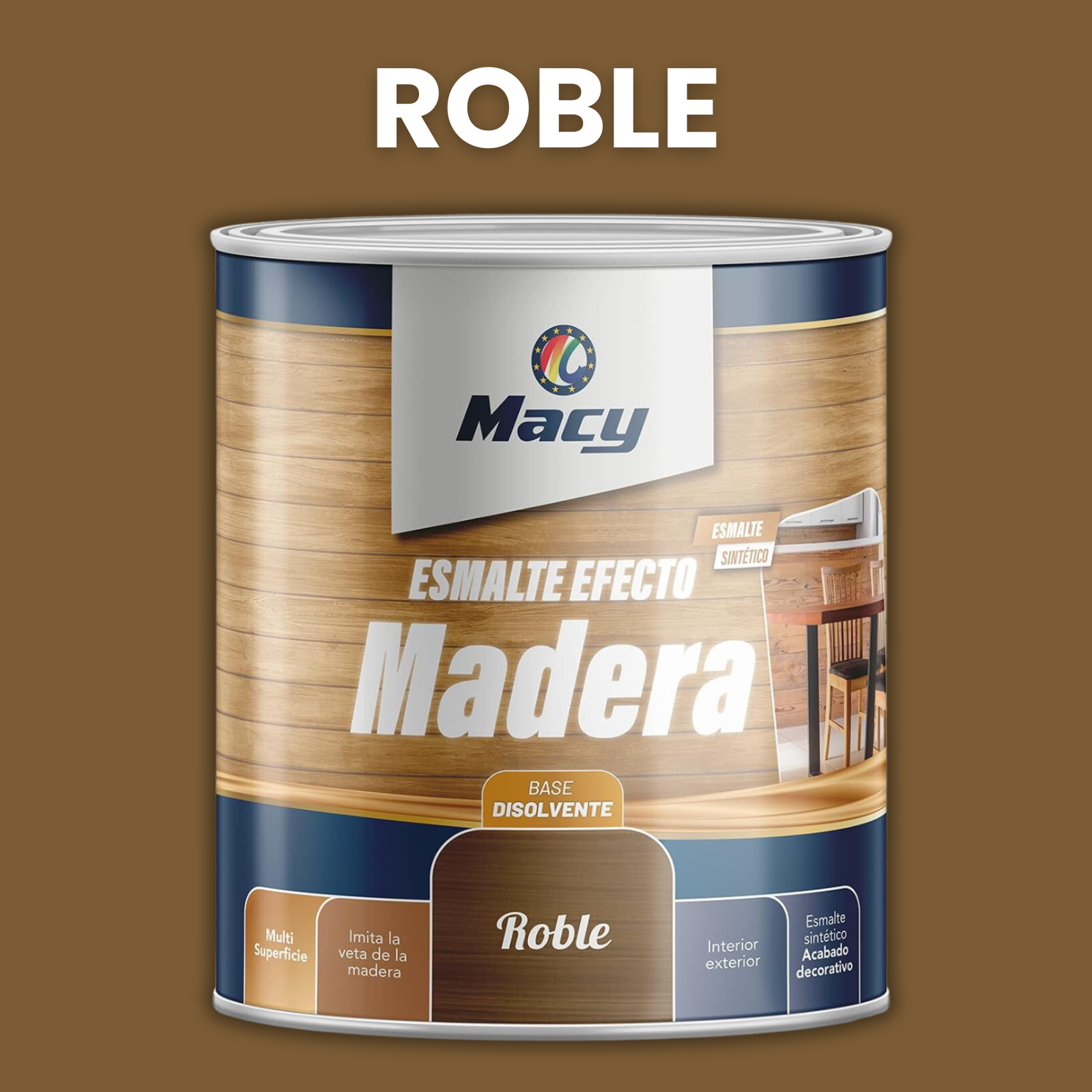 Macy Esmalte Efecto Madera - Satinado | Interior/Exterior