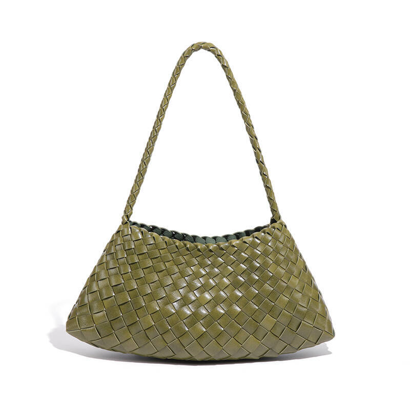 Bolso hobo tejido para mujer, bolso de hombro elegante